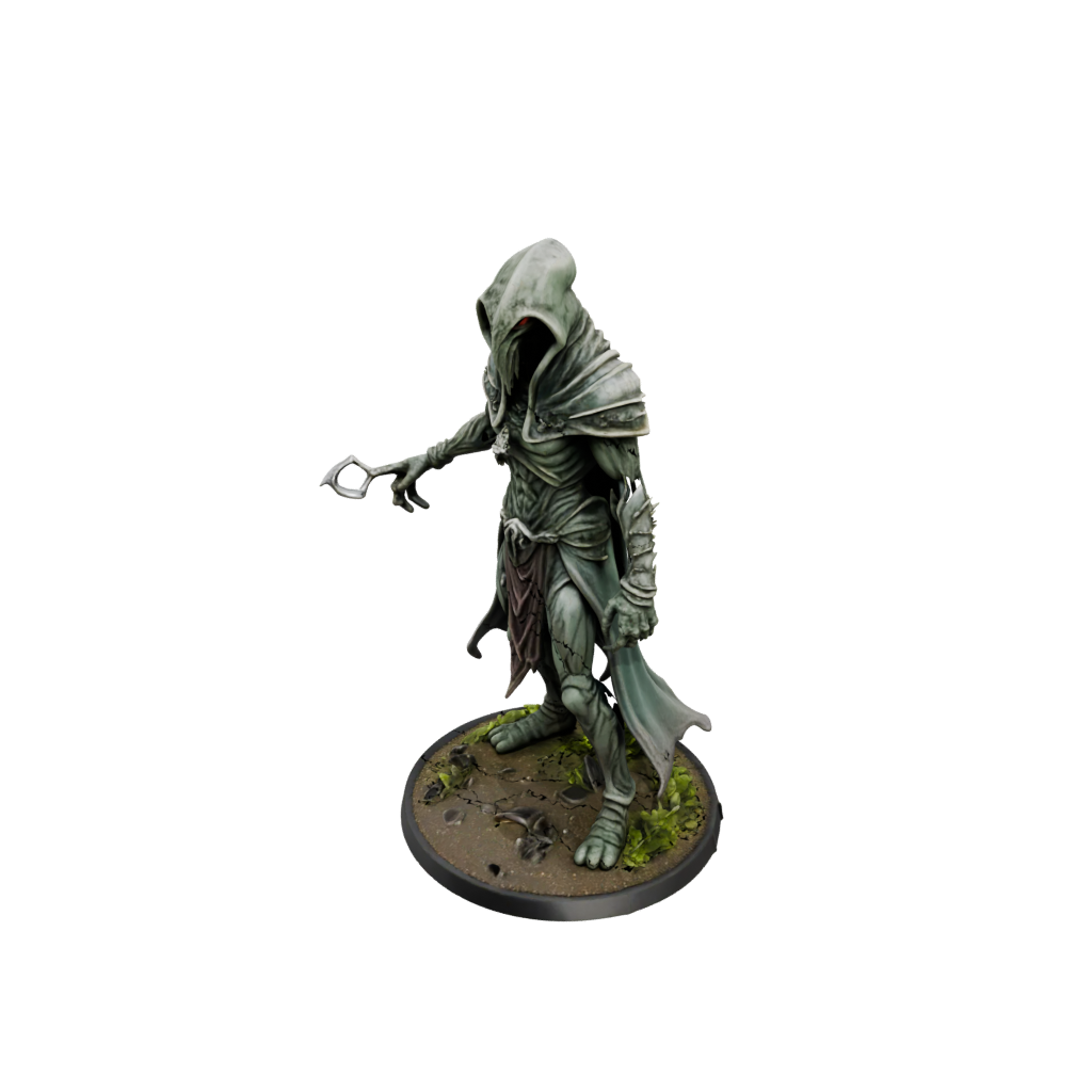 Camo Mind-Flayer Style Aberration — tabletop minis 3D print model, STL