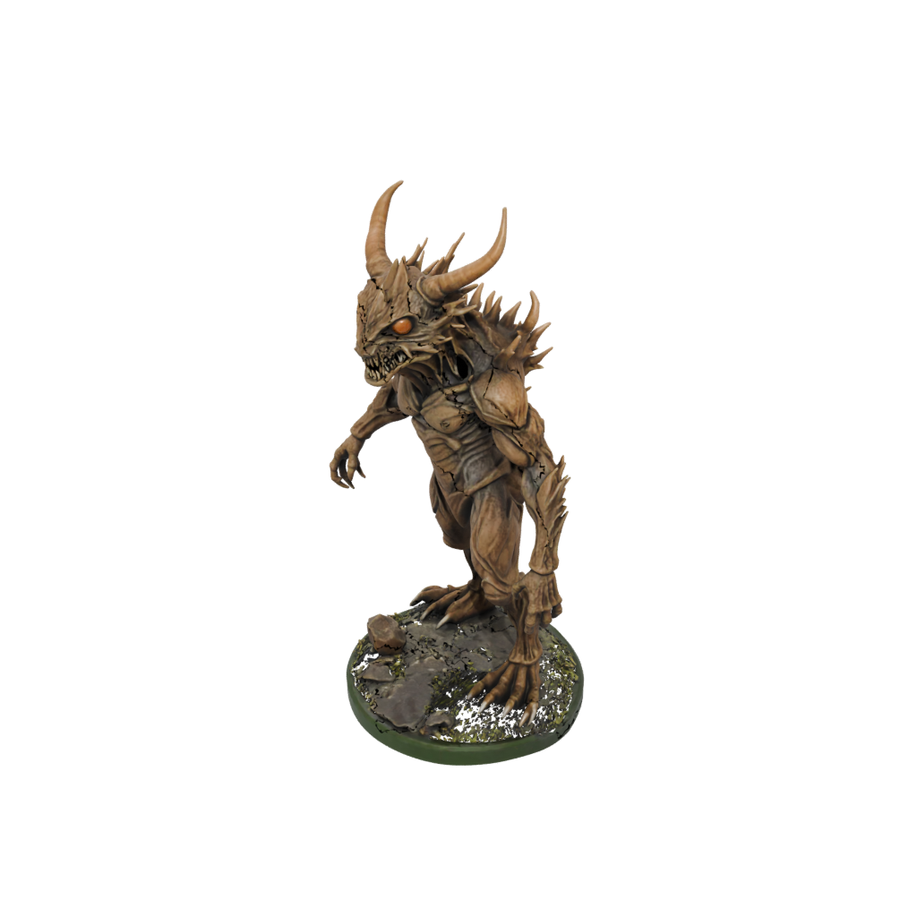 Camo Rust Monster Critter — tabletop minis 3D print model, STL