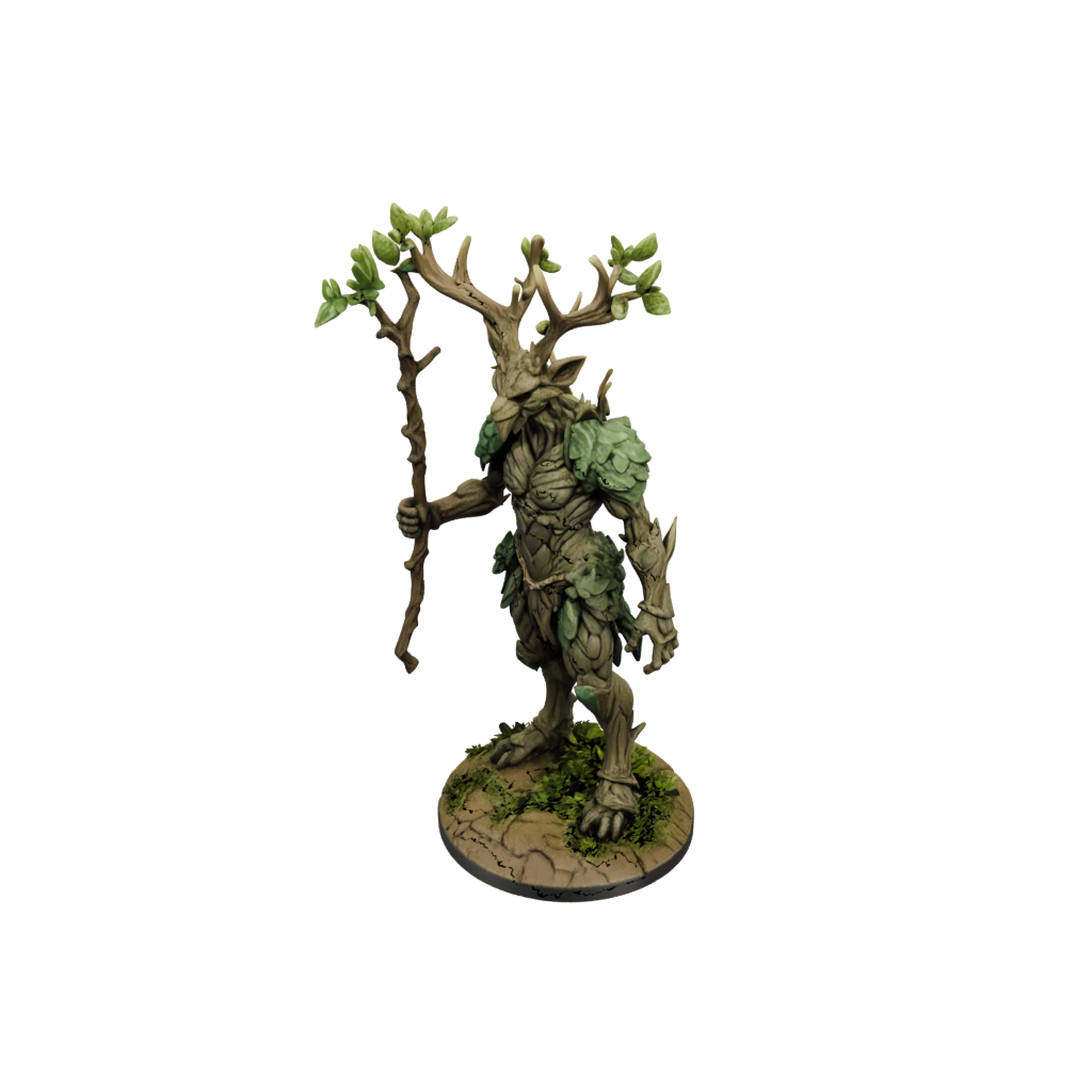 Camo Treant Guardian — tabletop minis 3D print model, STL