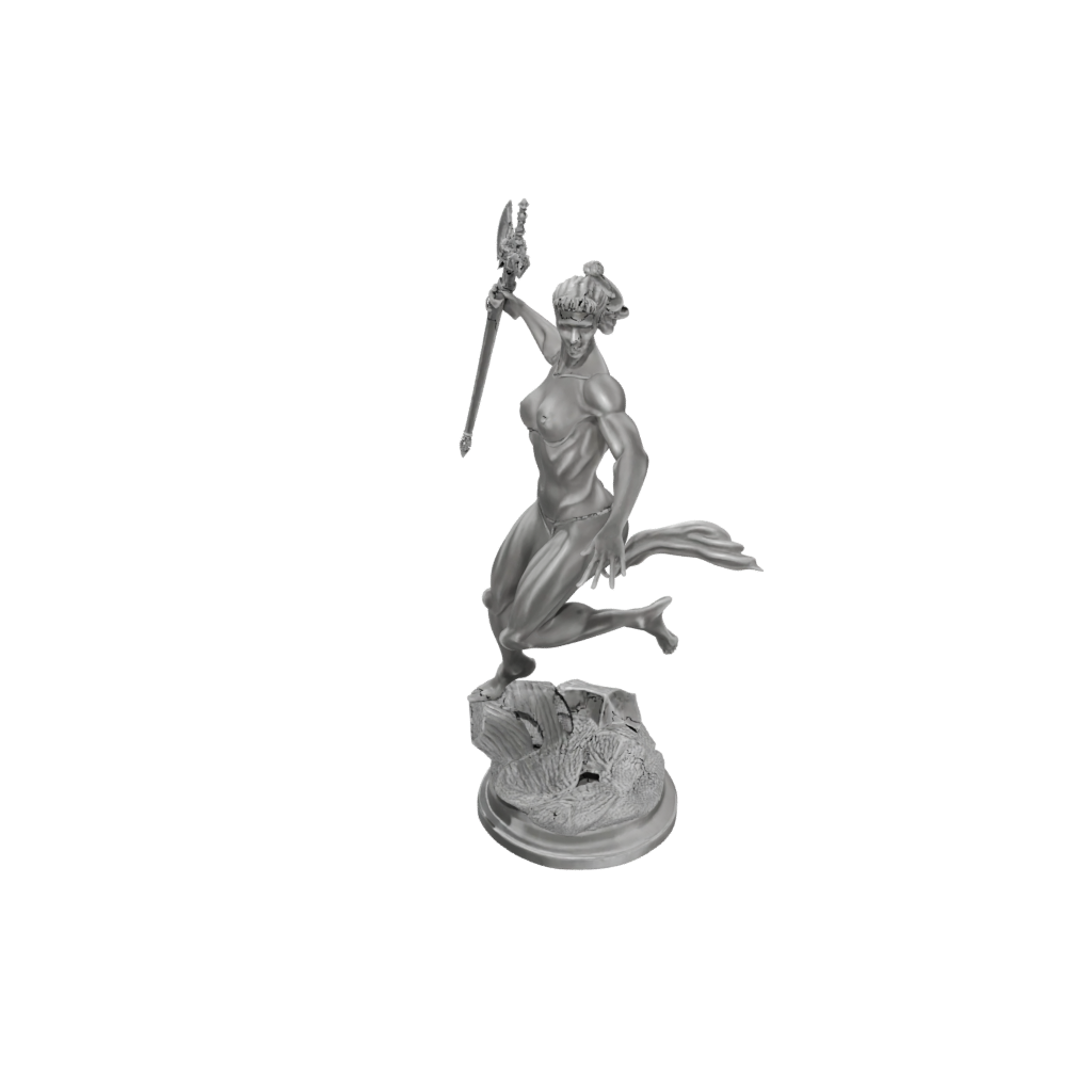 Crystal Centaur Lancer — tabletop minis 3D print model, STL