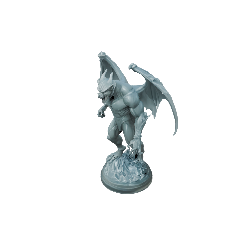 Crystal Gargoyle Sentinel — tabletop minis 3D print model, STL