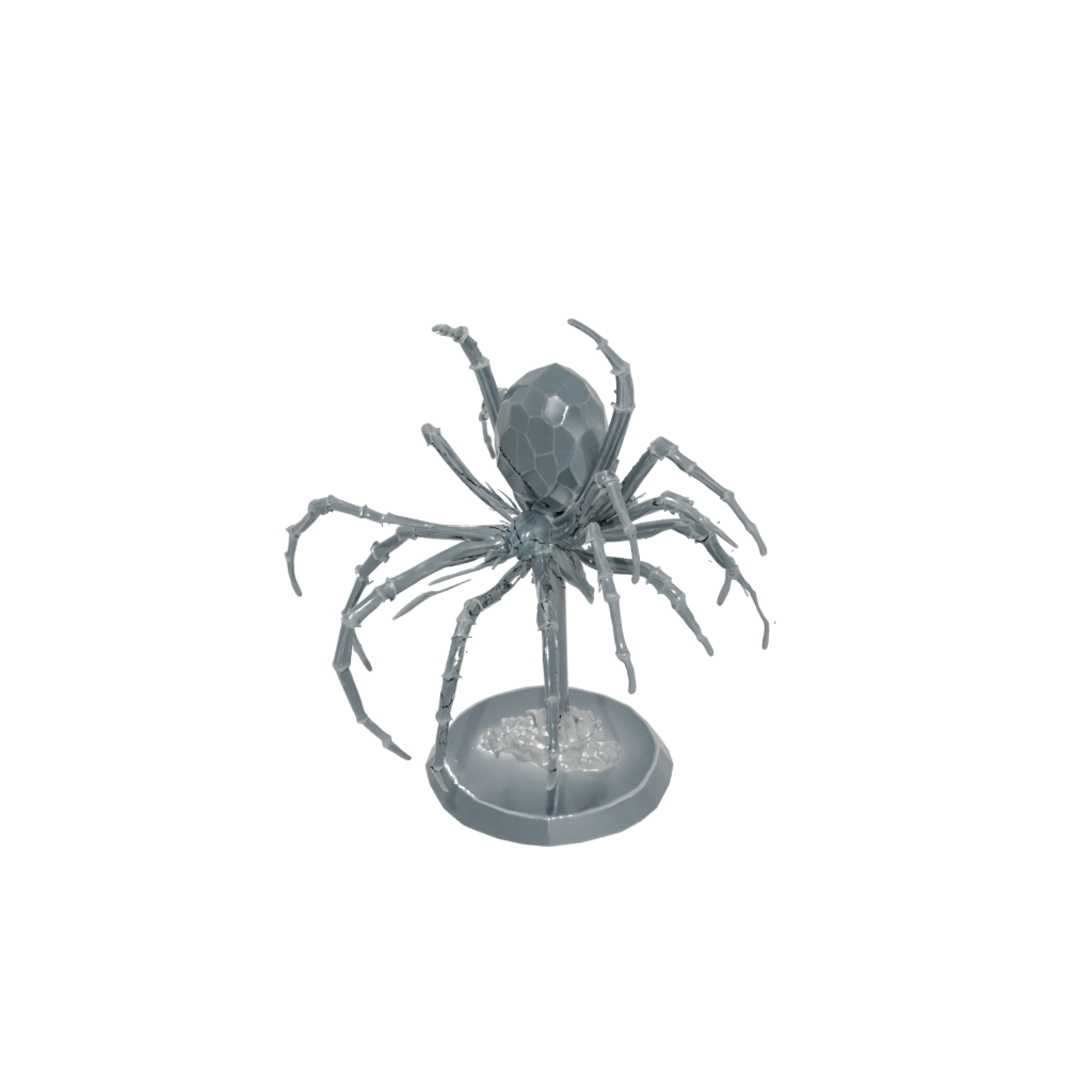 Crystal Giant Spider — tabletop minis 3D print model, STL