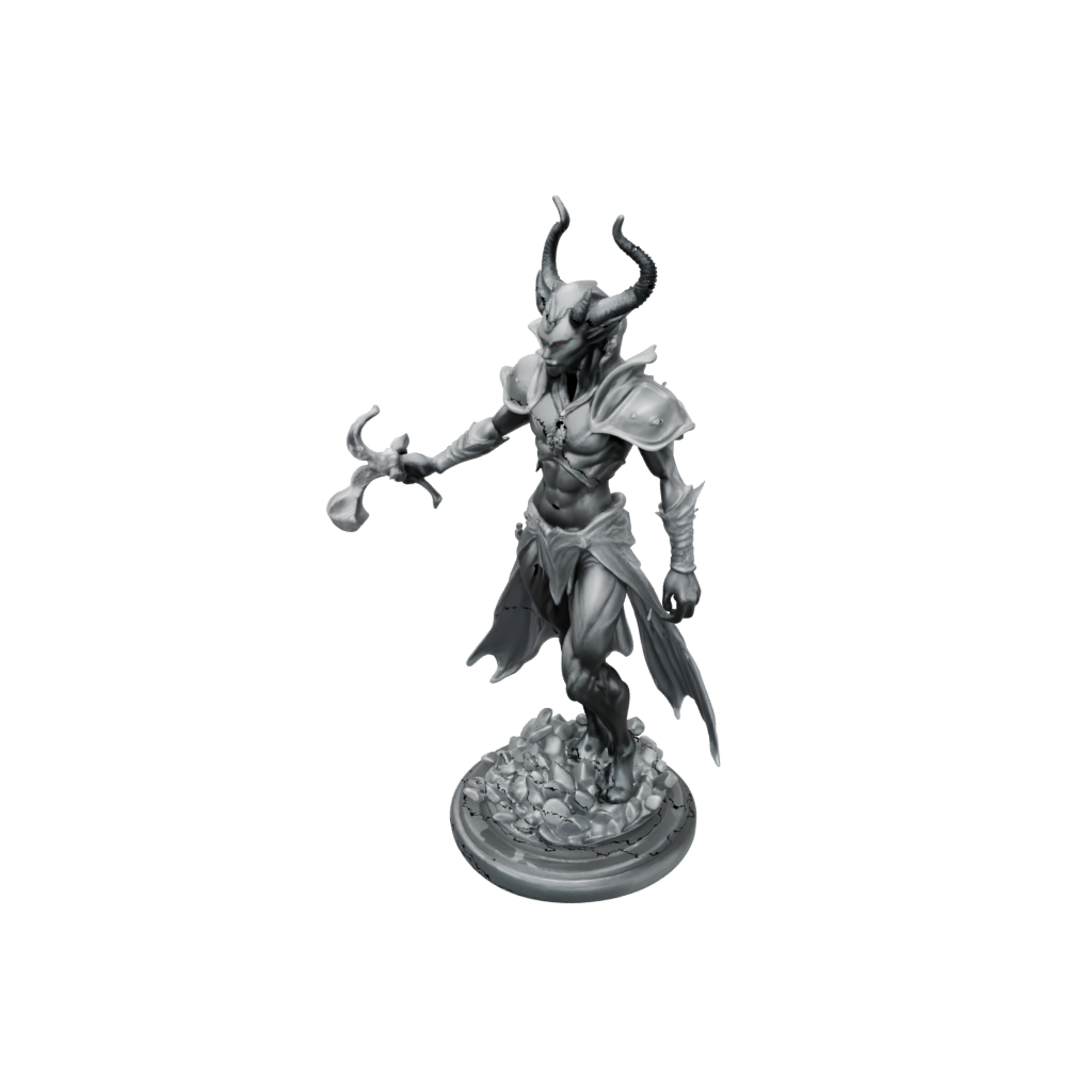 Crystal Tiefling Warlock