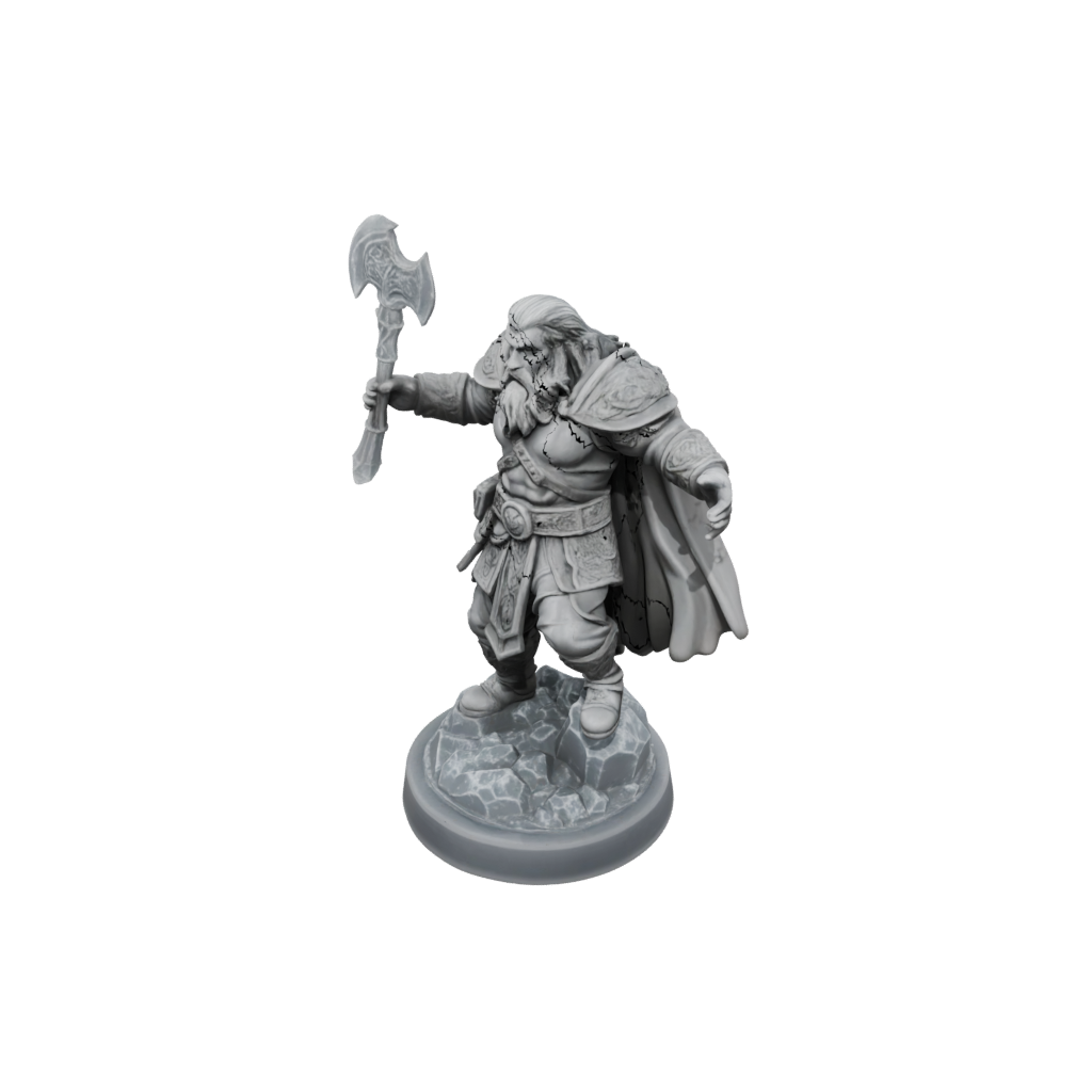 Crystal Dwarven Cleric