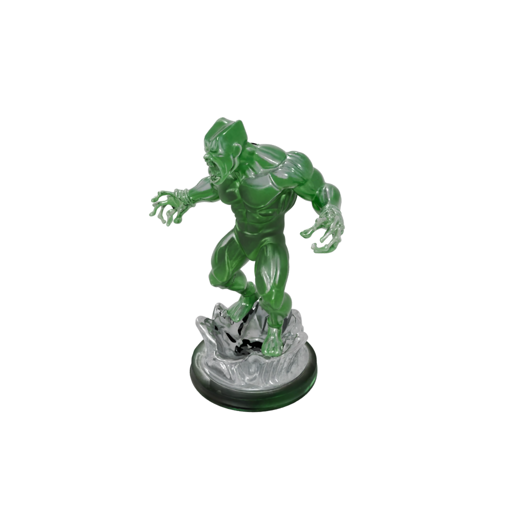 Crystal Gelatinous Cube Ooze — tabletop minis 3D print model, STL