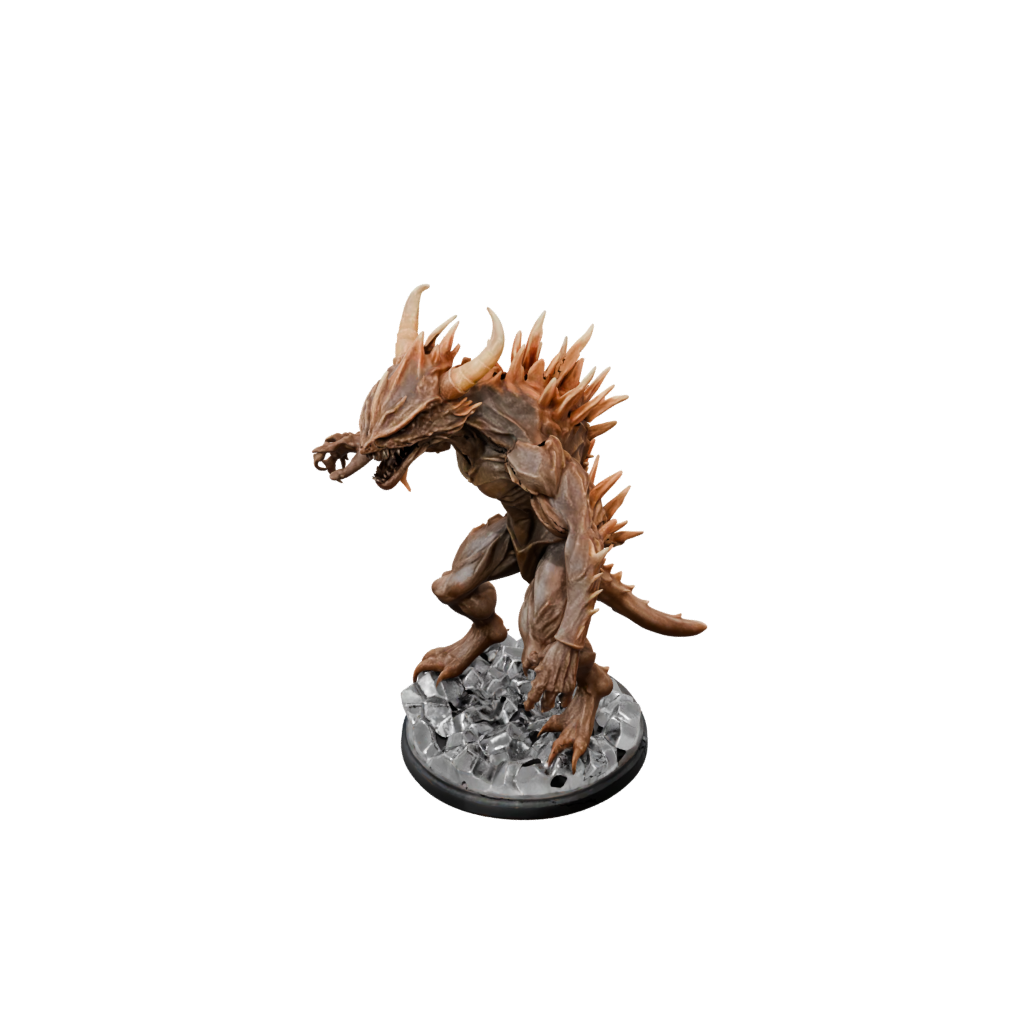Crystal Rust Monster Critter — tabletop minis 3D print model, STL