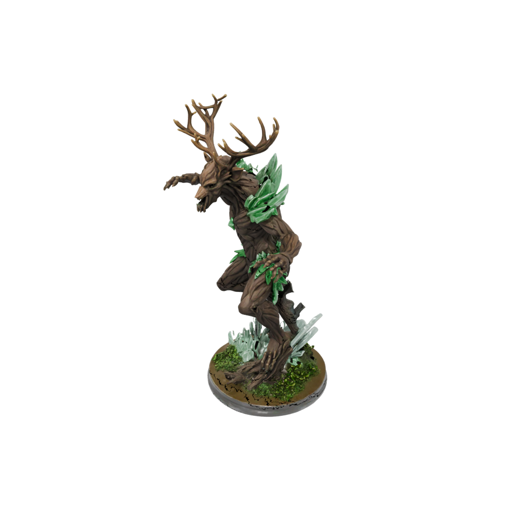 Crystal Treant Guardian — tabletop minis 3D print model, STL