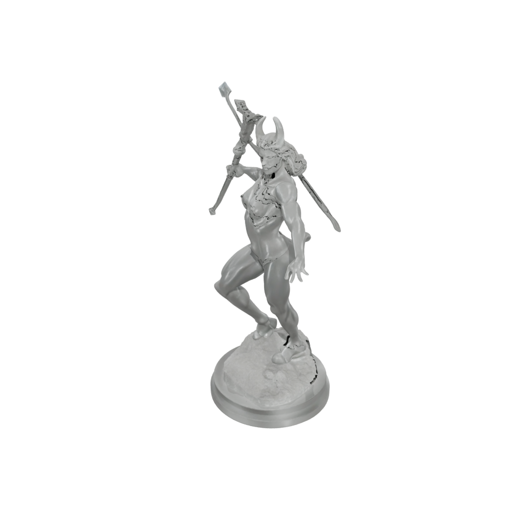 Crystal Centaur Lancer — tabletop minis 3D print model, STL