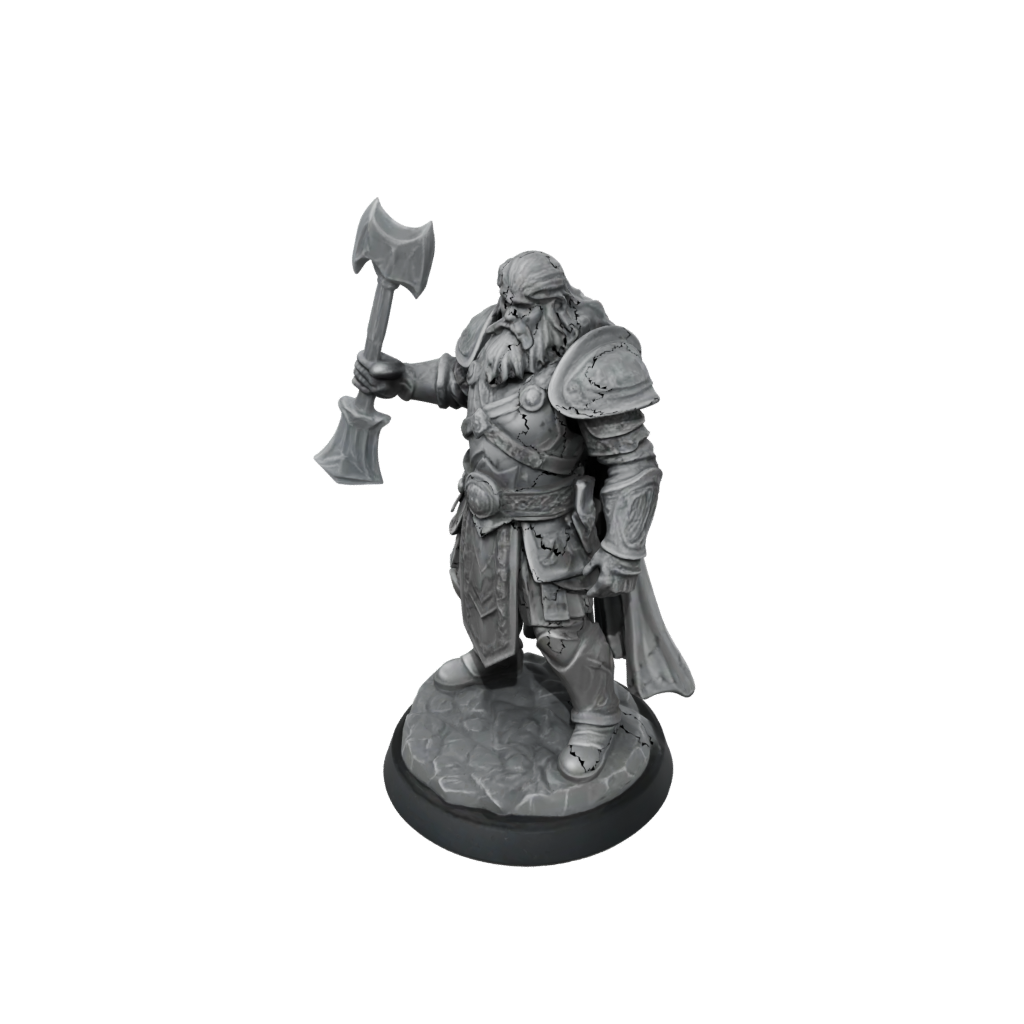 Crystal Dwarven Cleric