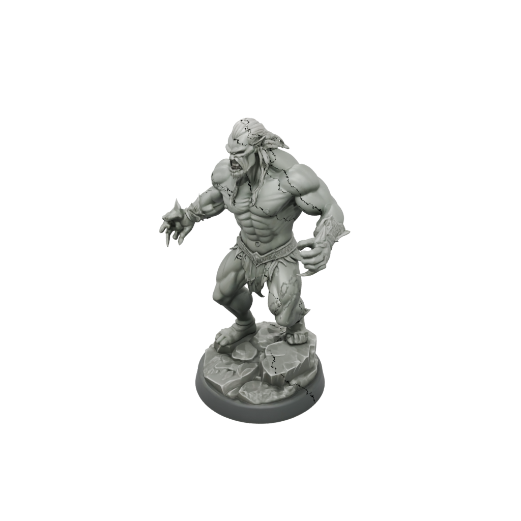 Crystal Half-Orc Berserker