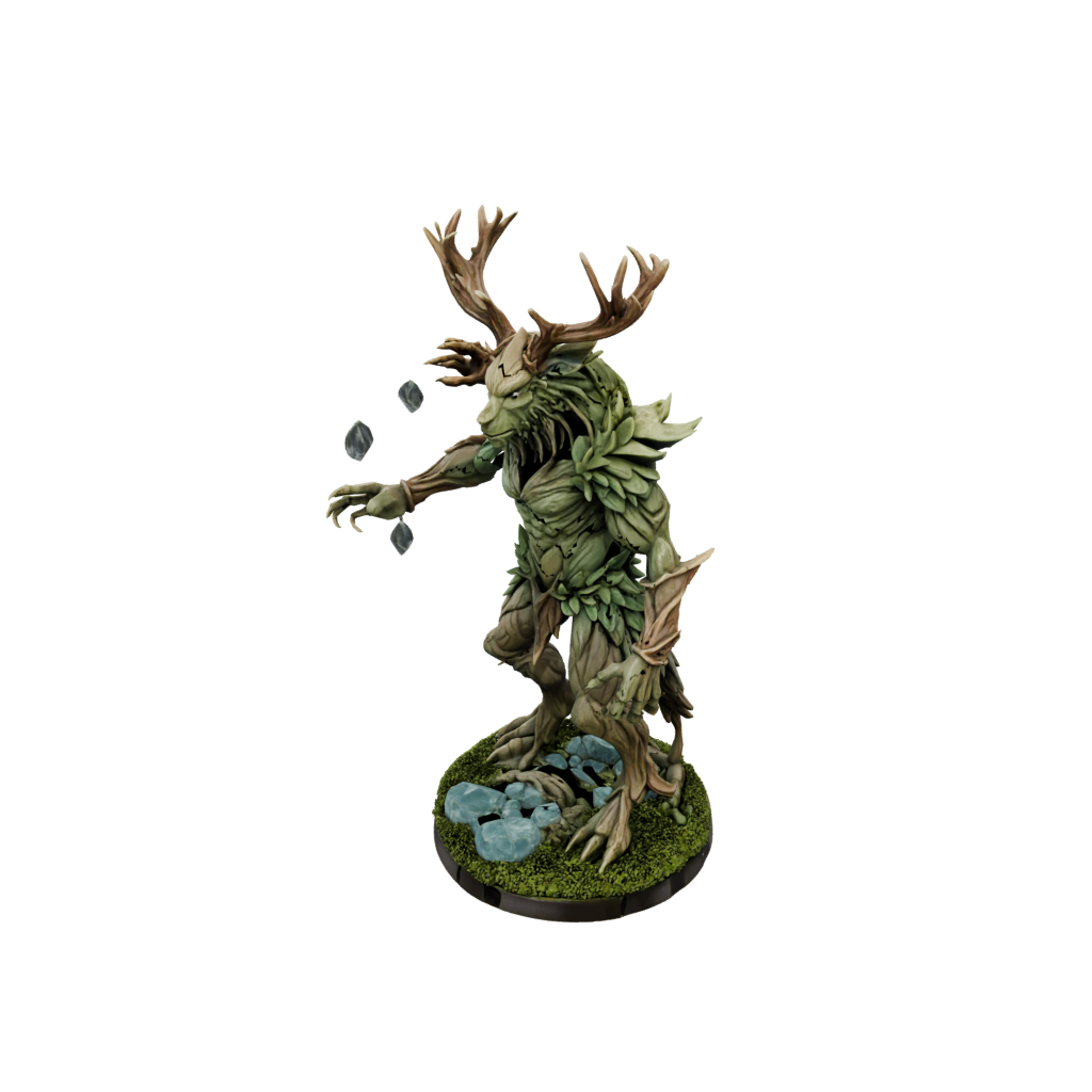Crystal Treant Guardian — tabletop minis 3D print model, STL
