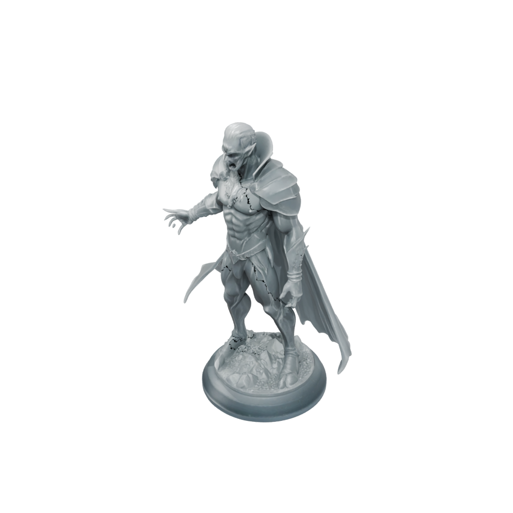 Crystal Vampire Lord — tabletop minis 3D print model, STL