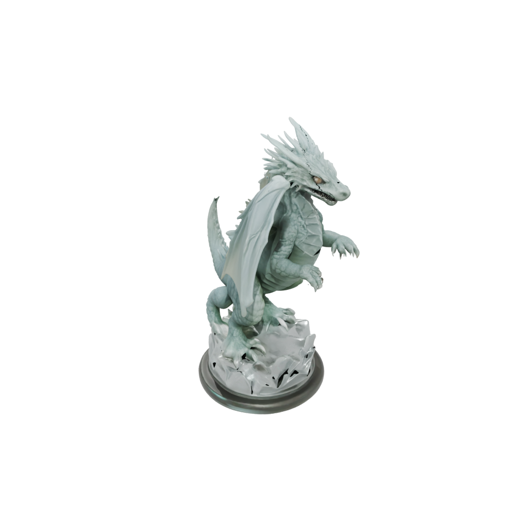 Crystal Young Dragon Wyrmling
