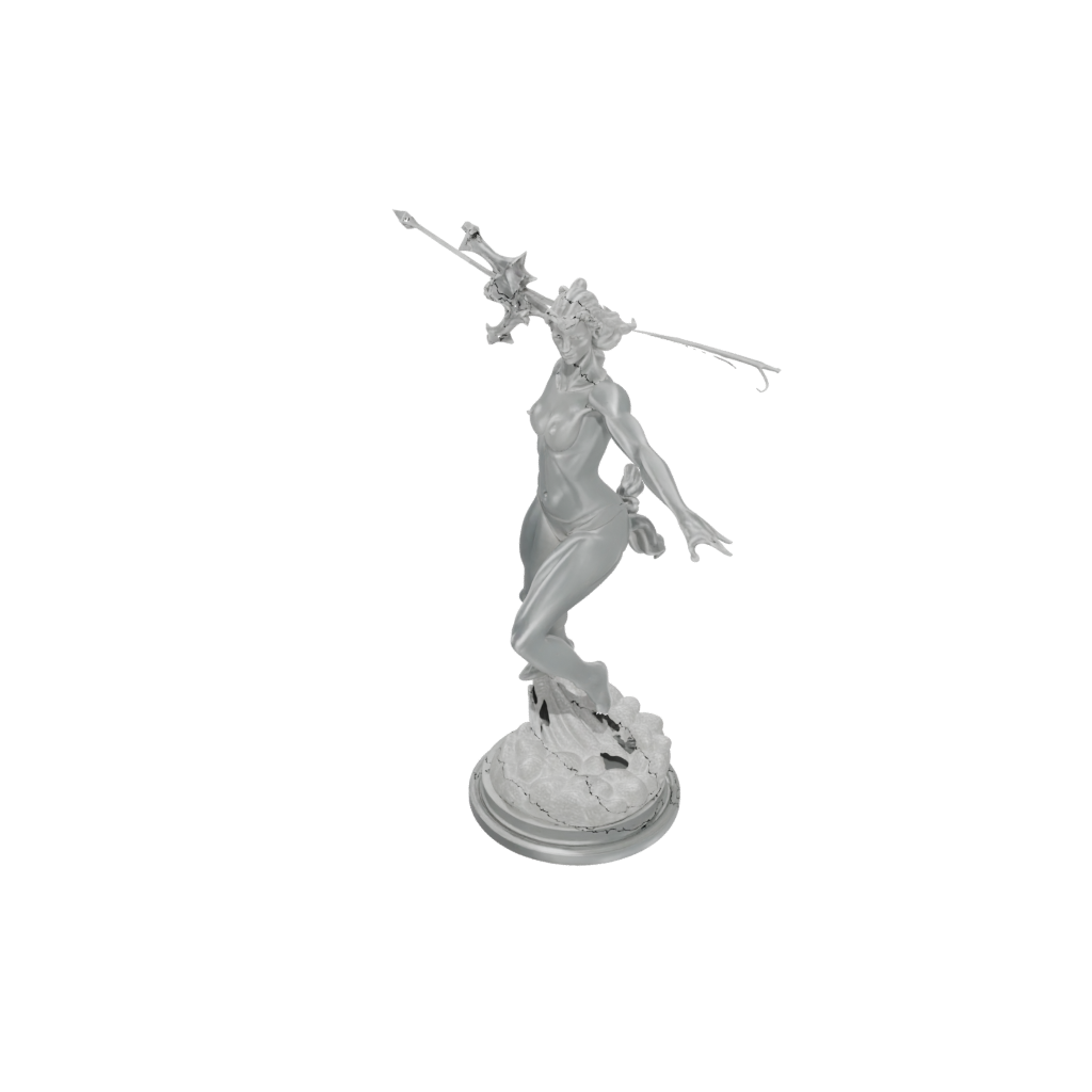Crystal Centaur Lancer — tabletop minis 3D print model, STL