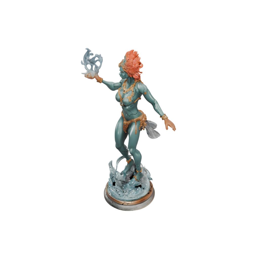 Crystal Fire Genie Efreet