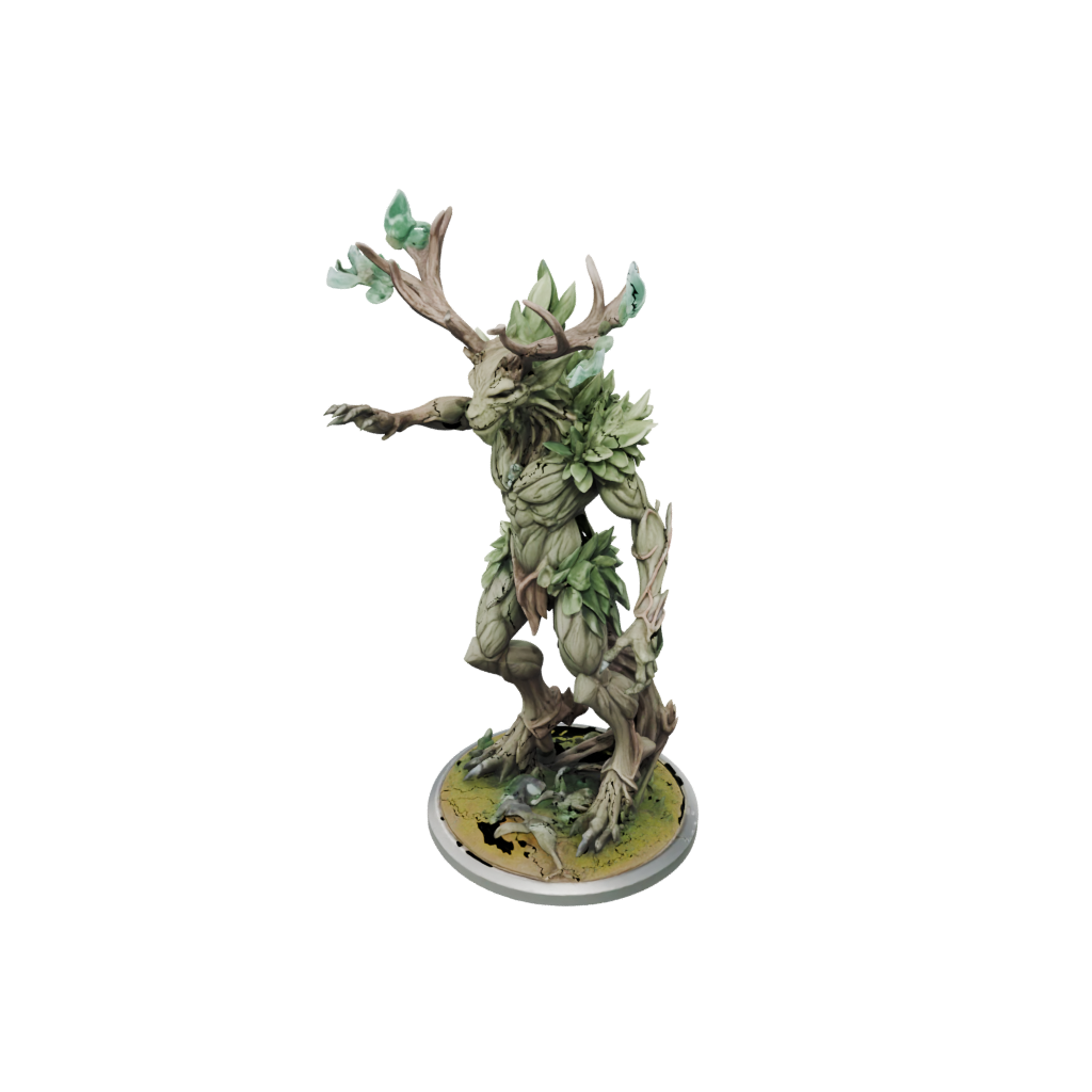 Crystal Treant Guardian — tabletop minis 3D print model, STL