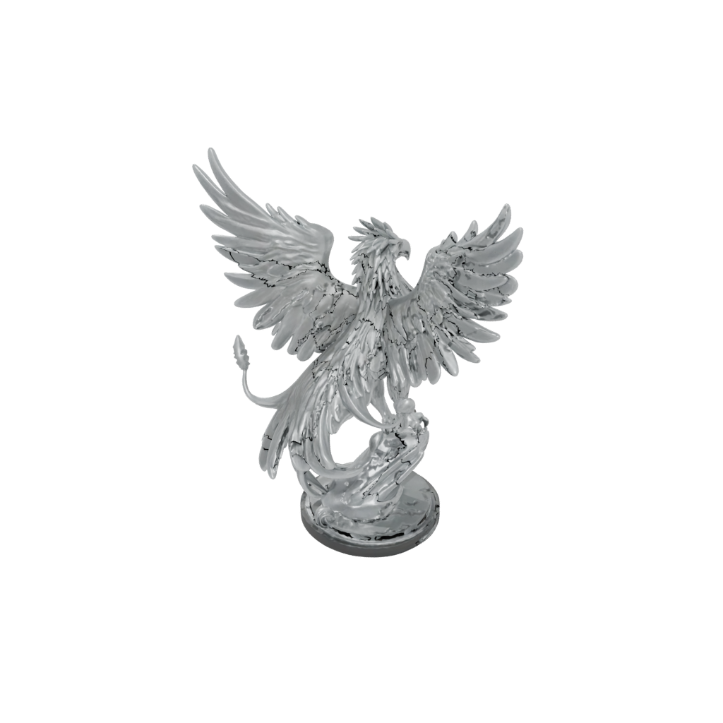 Crystal Winged Griffin — tabletop minis 3D print model, STL
