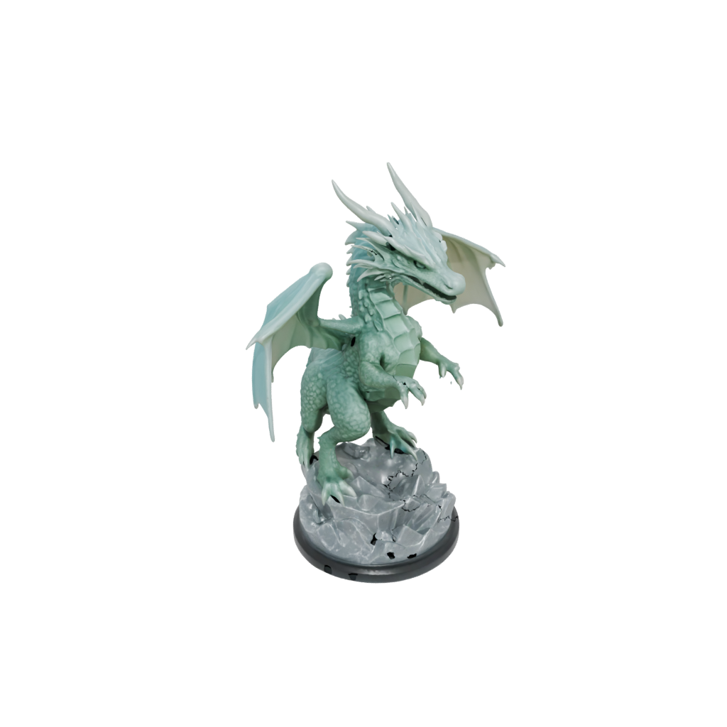 Crystal Young Dragon Wyrmling