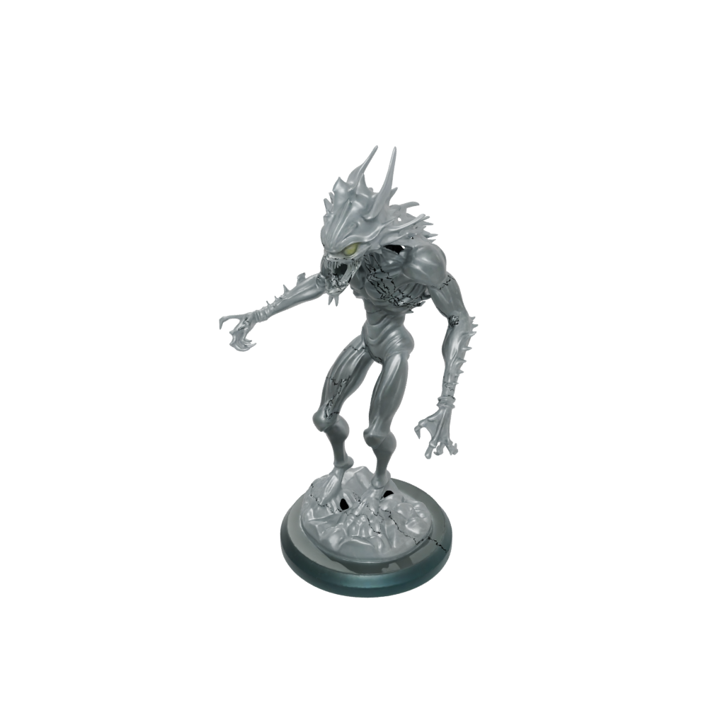 Crystal Beholder-Style Floating Eye Tyrant — tabletop minis 3D print model, STL