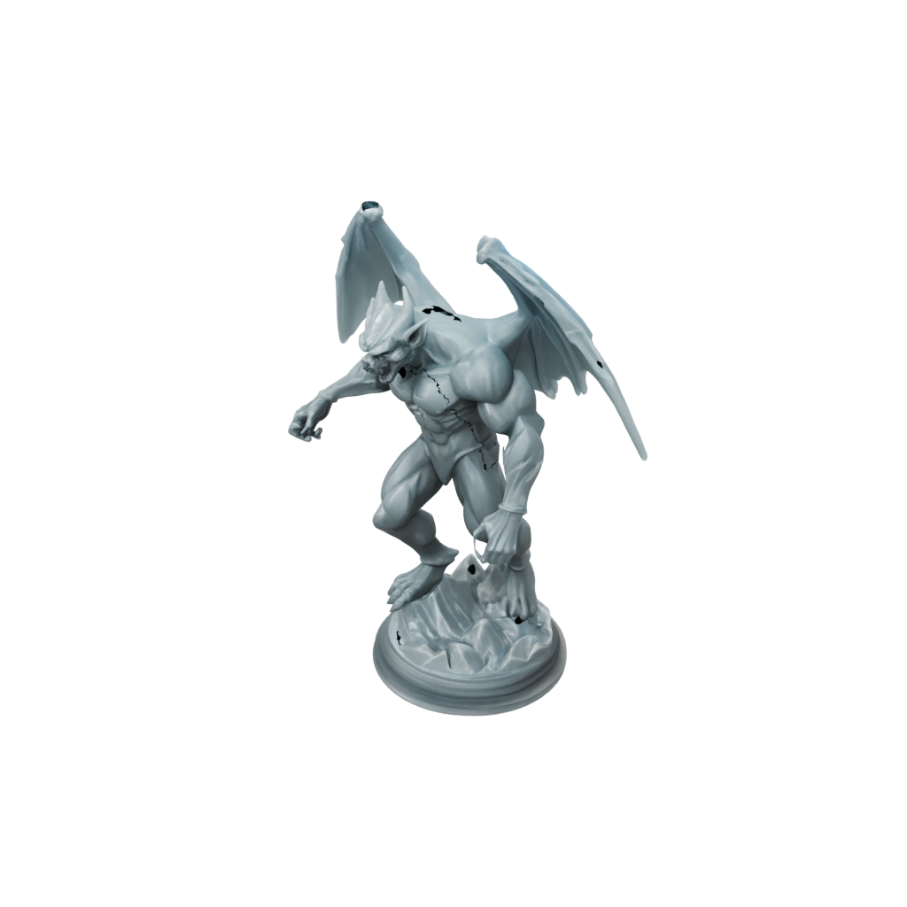 Crystal Gargoyle Sentinel — tabletop minis 3D print model, STL