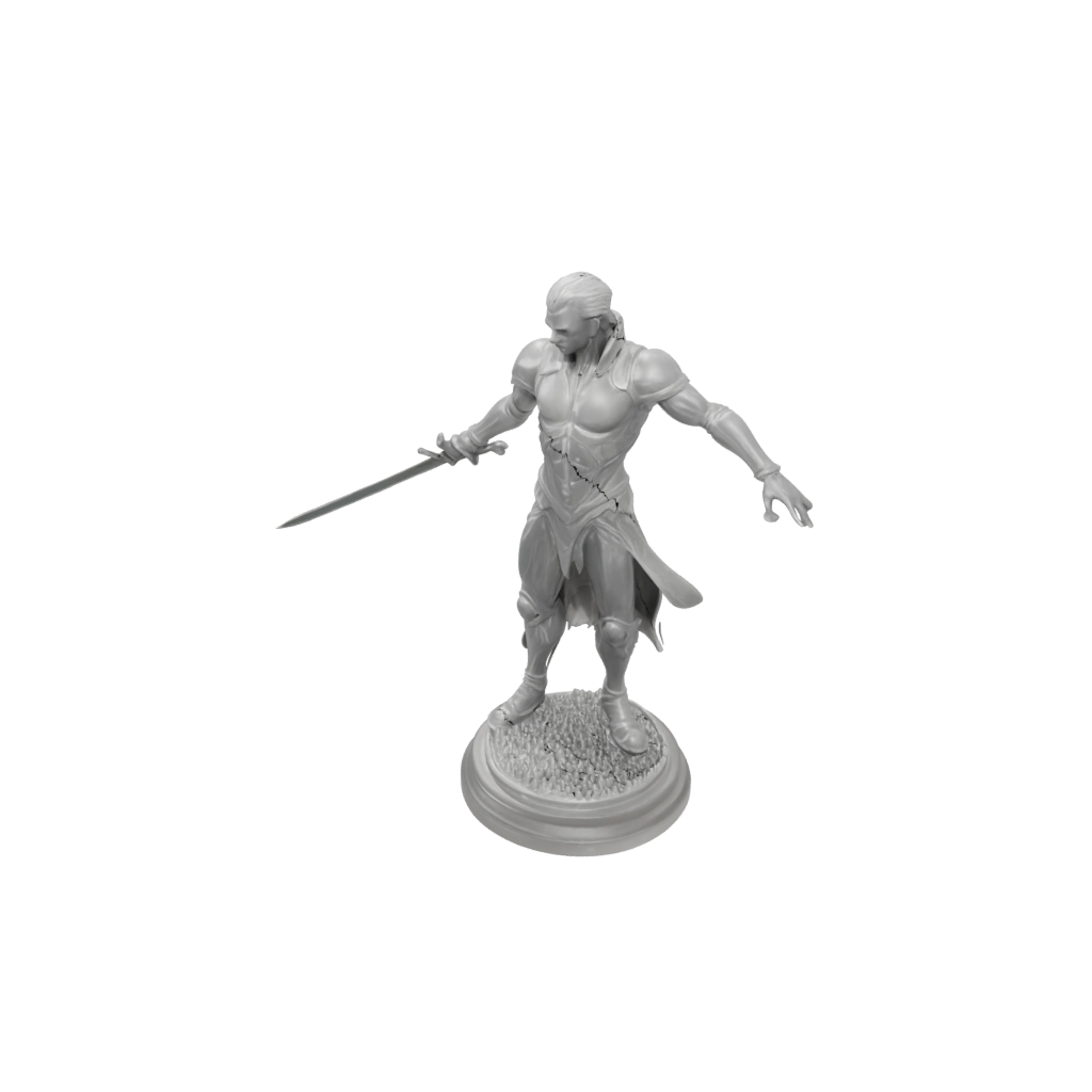 Crystal Human Swordmaster