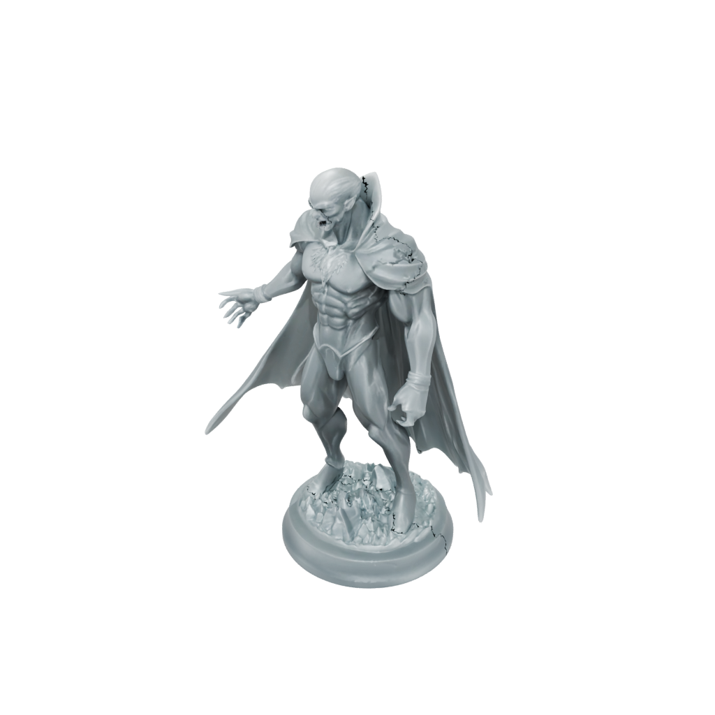 Crystal Vampire Lord — tabletop minis 3D print model, STL