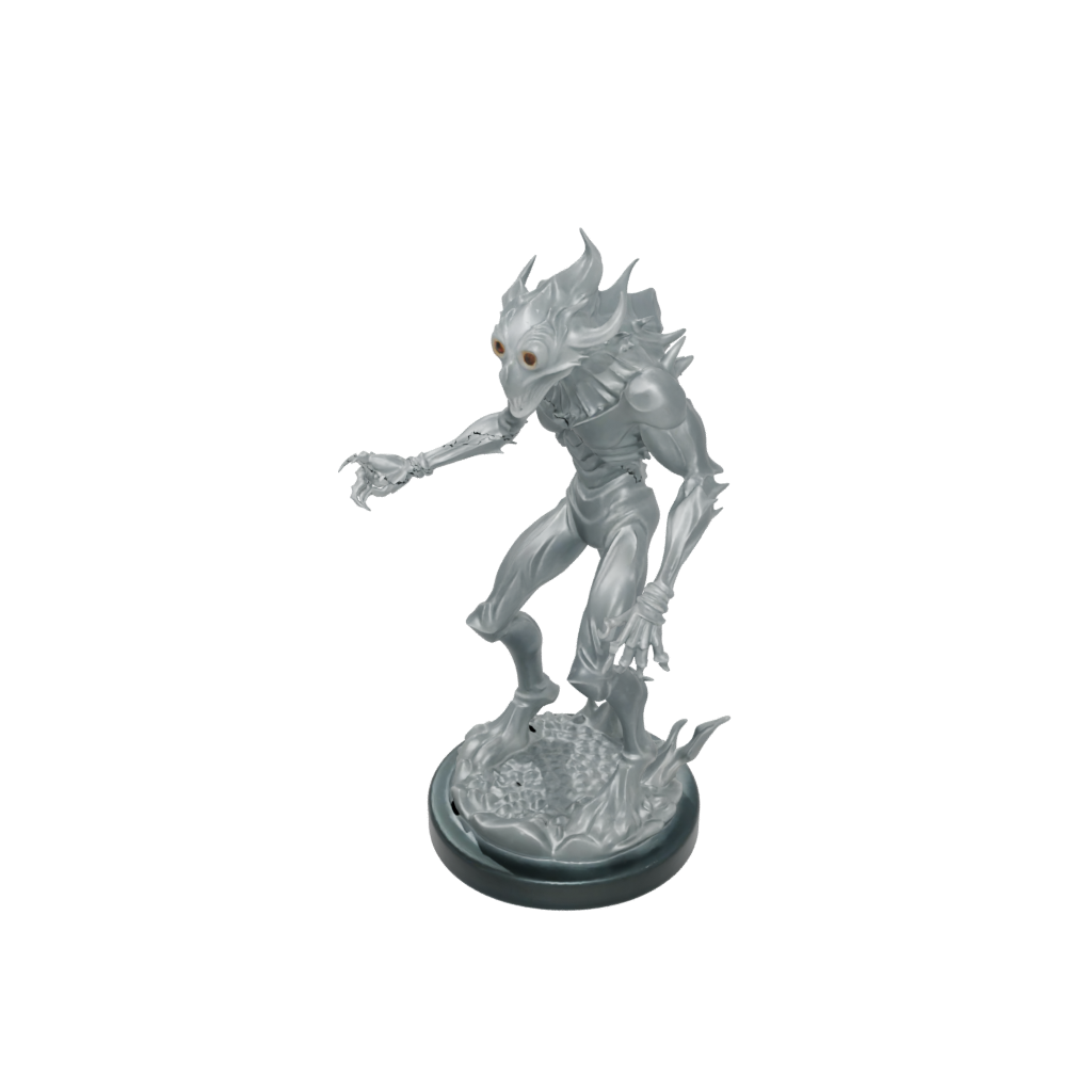 Crystal Beholder-Style Floating Eye Tyrant — tabletop minis 3D print model, STL