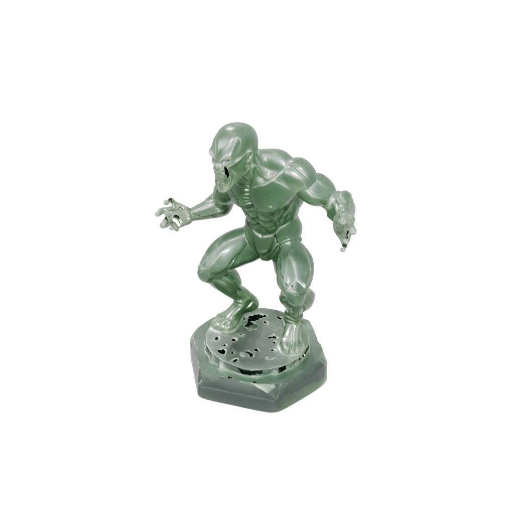 Crystal Gelatinous Cube Ooze — tabletop minis 3D print model, STL