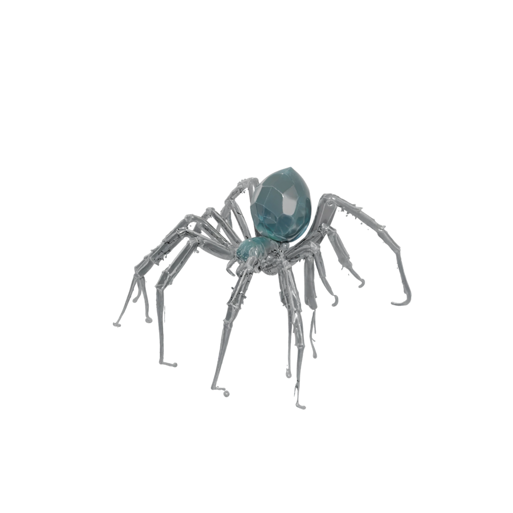 Crystal Giant Spider — tabletop minis 3D print model, STL