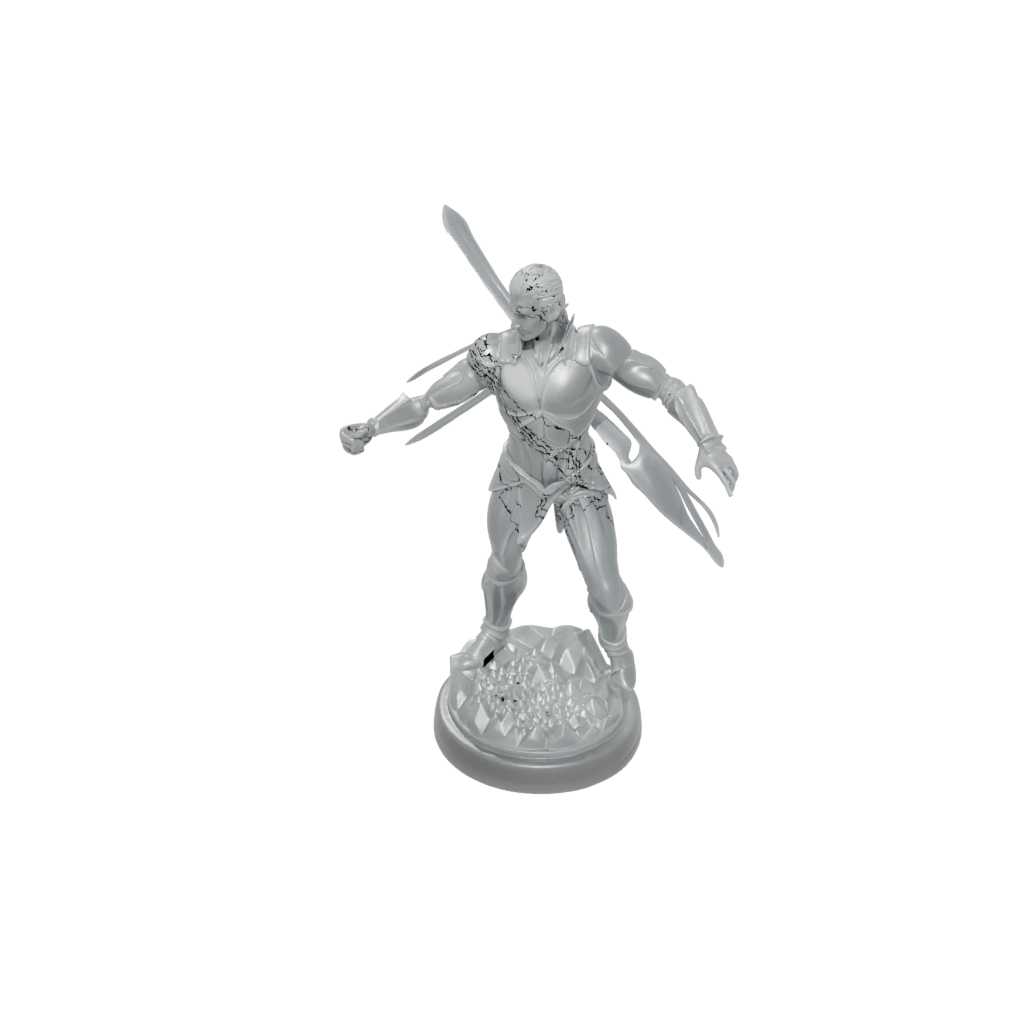 Crystal Human Swordmaster