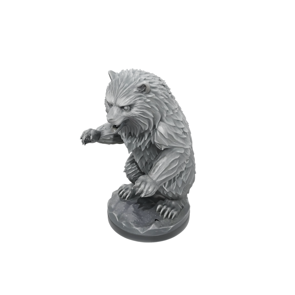 Crystal Owlbear Beast — tabletop minis 3D print model, STL