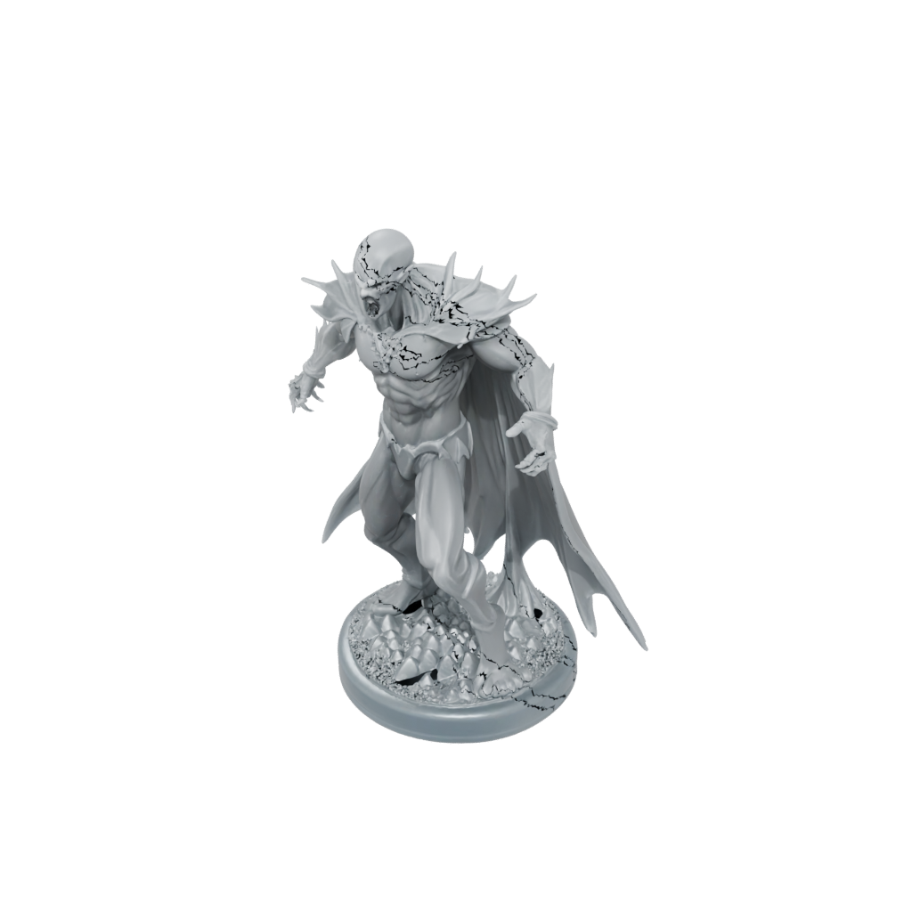 Crystal Vampire Lord — tabletop minis 3D print model, STL