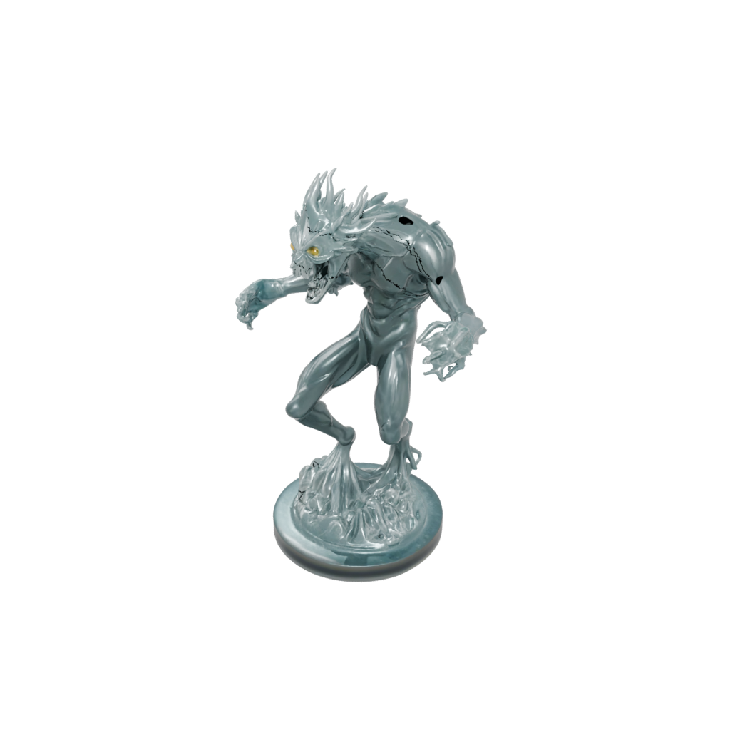 Crystal Beholder-Style Floating Eye Tyrant — tabletop minis 3D print model, STL