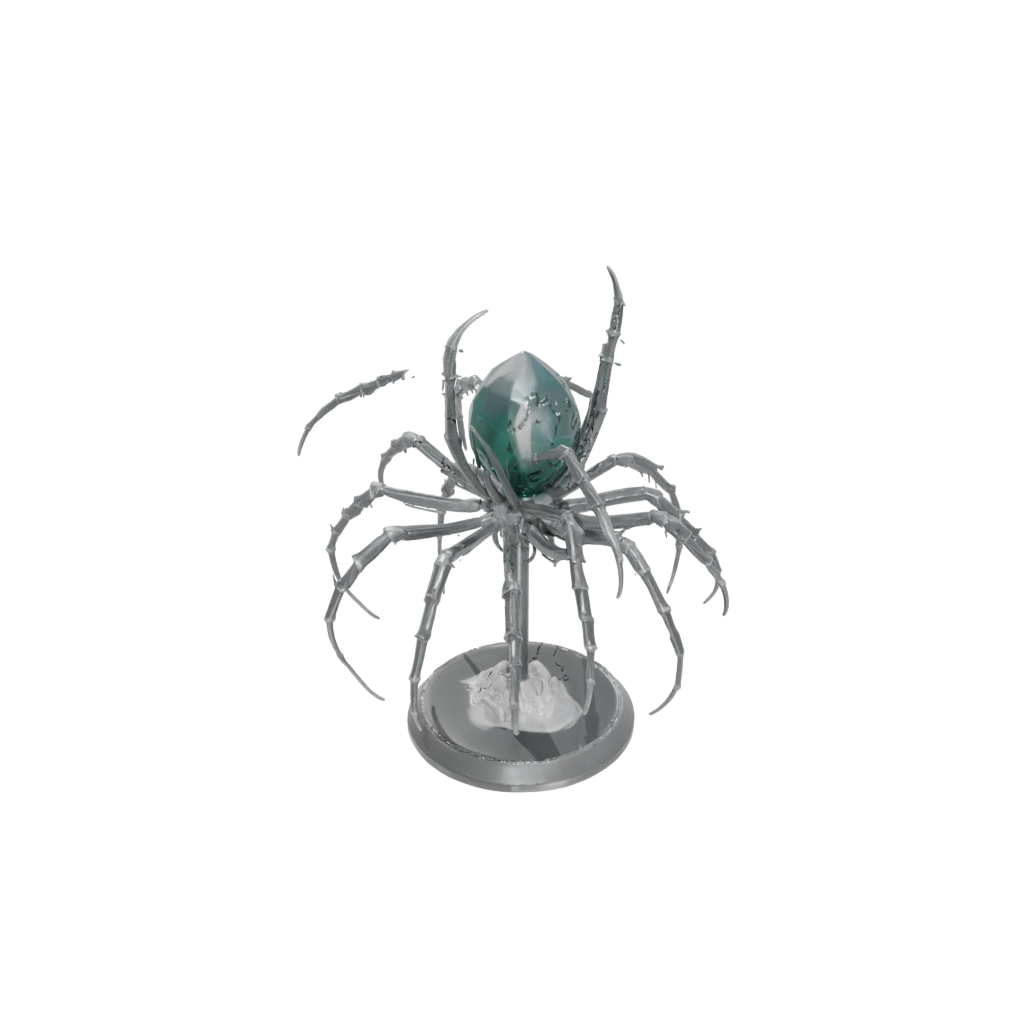 Crystal Giant Spider — tabletop minis 3D print model, STL
