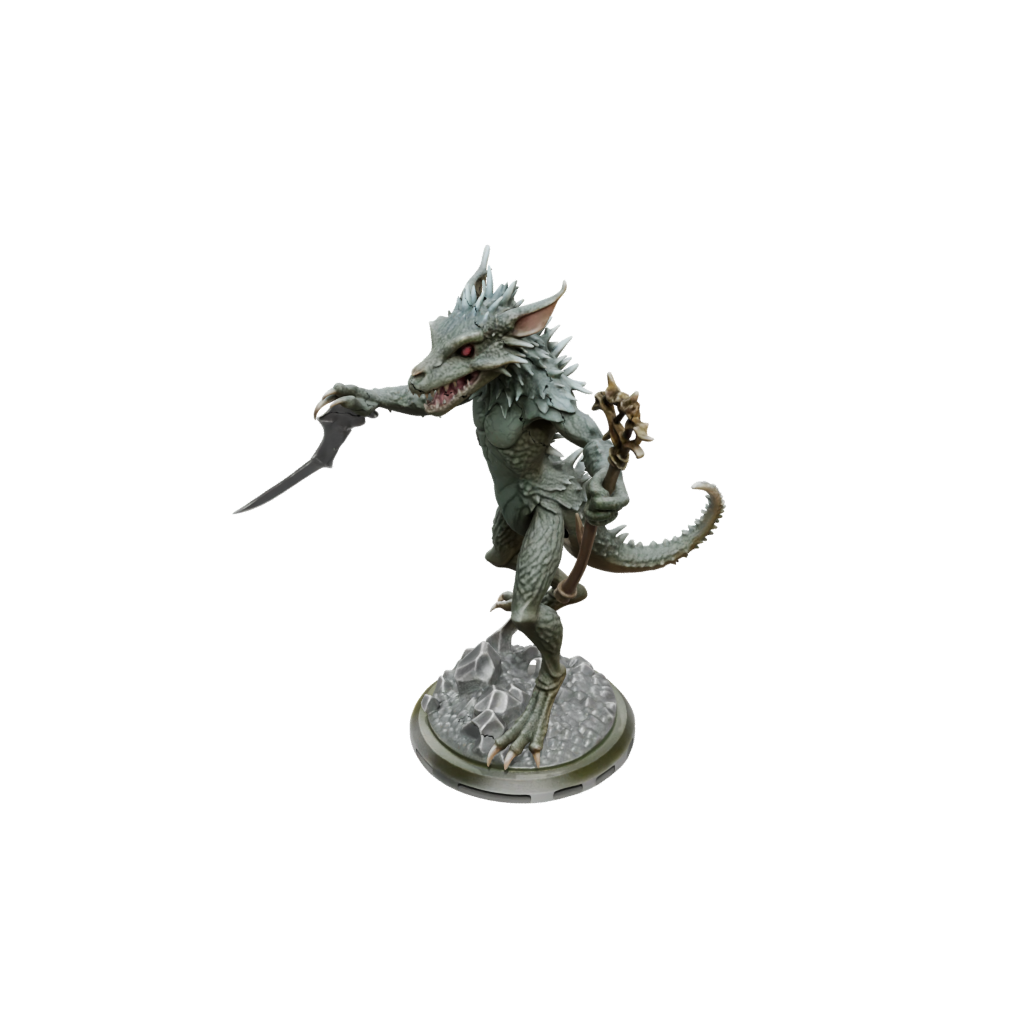 Crystal Kobold Trapsmith — tabletop minis 3D print model, STL