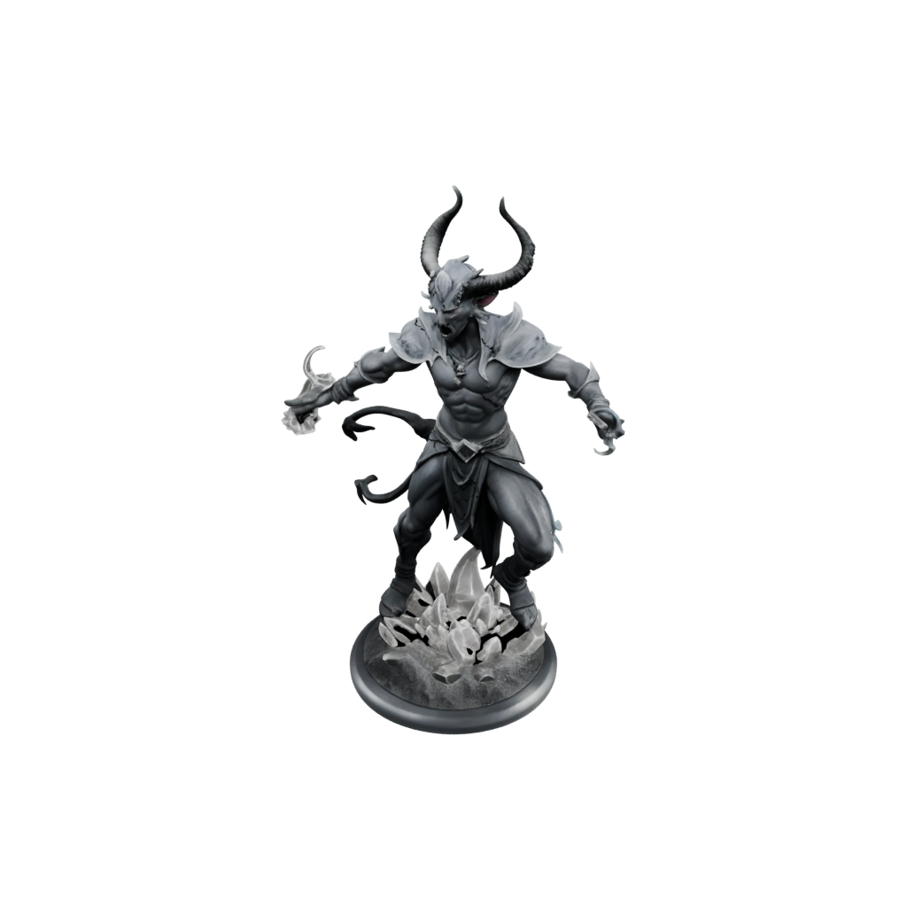 Crystal Tiefling Warlock