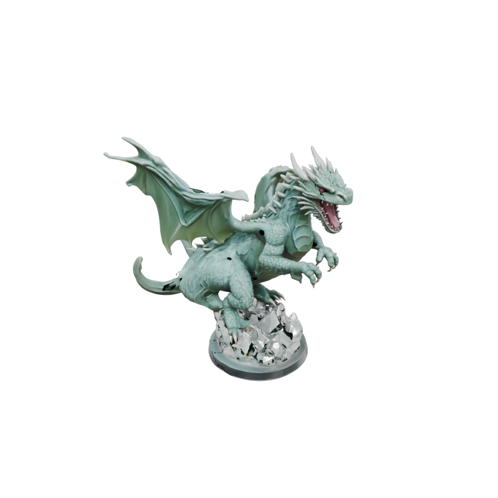 Crystal Young Dragon Wyrmling