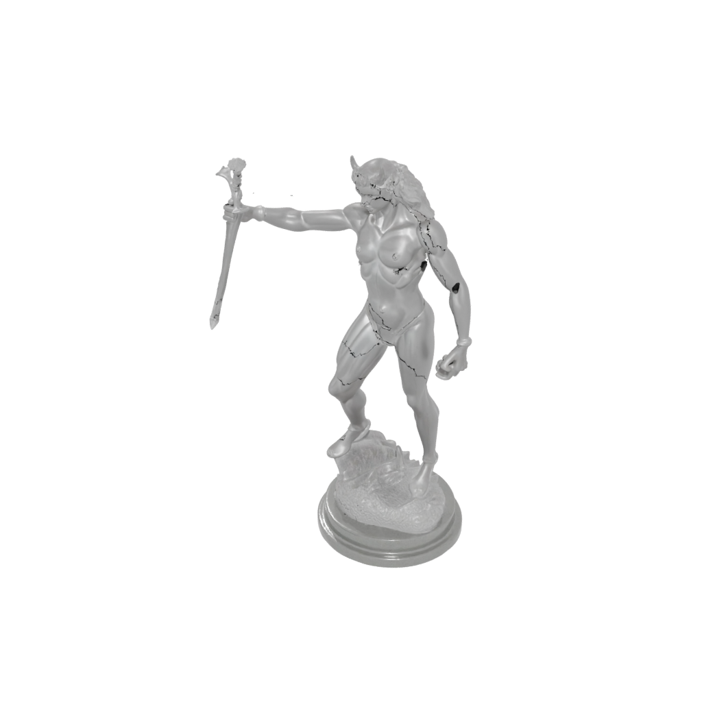 Crystal Centaur Lancer — tabletop minis 3D print model, STL