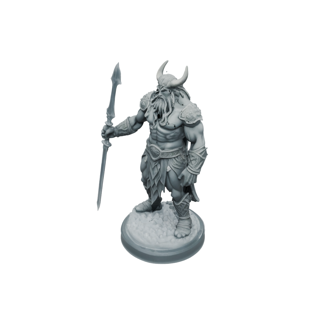 Crystal Frost Giant Jarl — tabletop minis 3D print model, STL