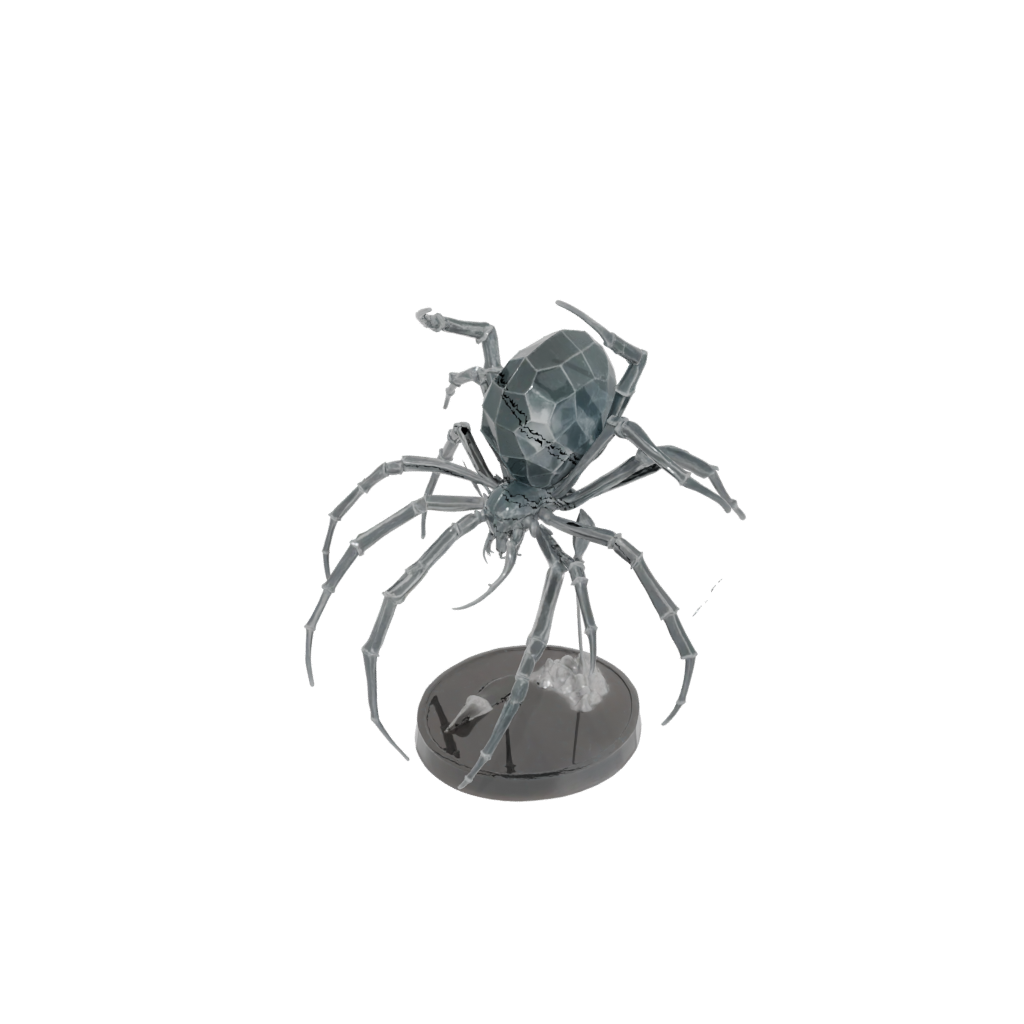 Crystal Giant Spider — tabletop minis 3D print model, STL