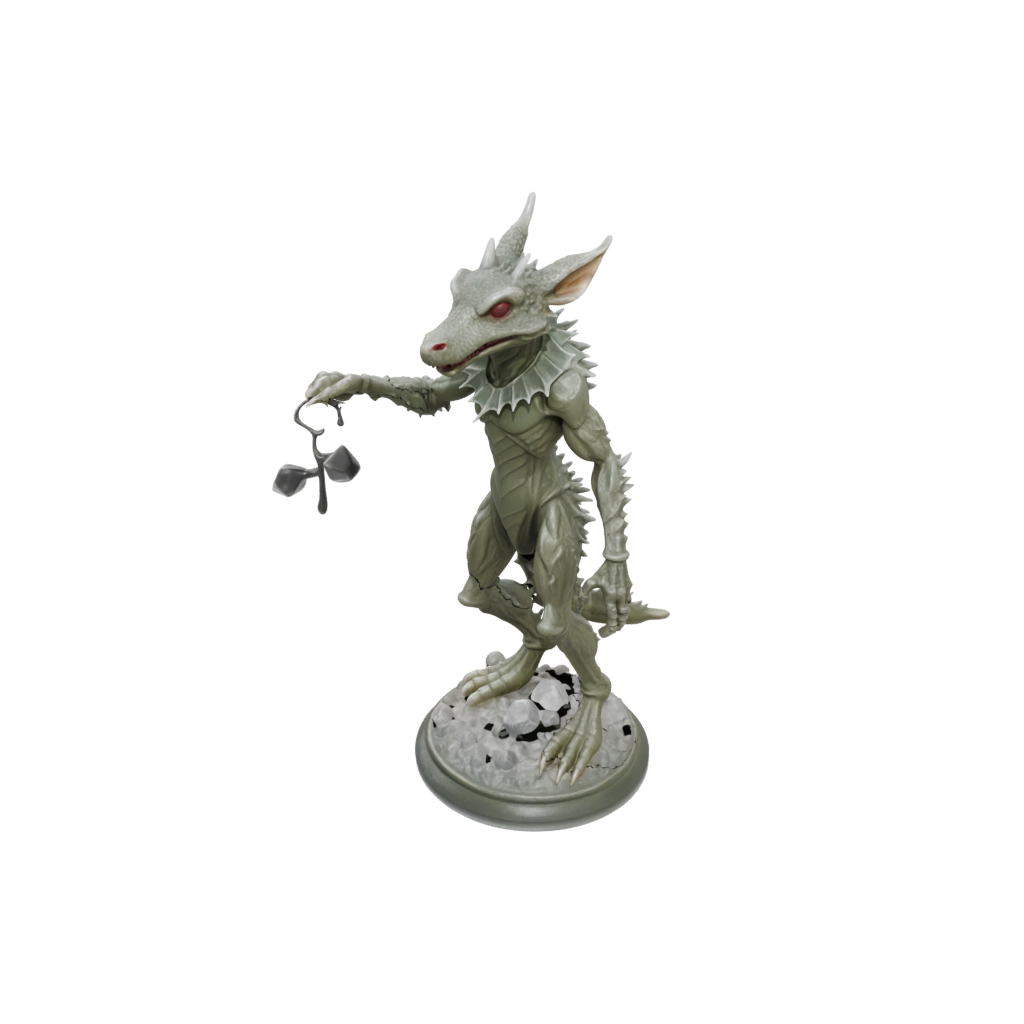 Crystal Kobold Trapsmith — tabletop minis 3D print model, STL