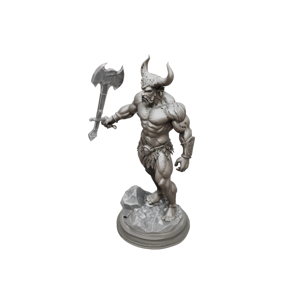 Crystal Minotaur Gladiator