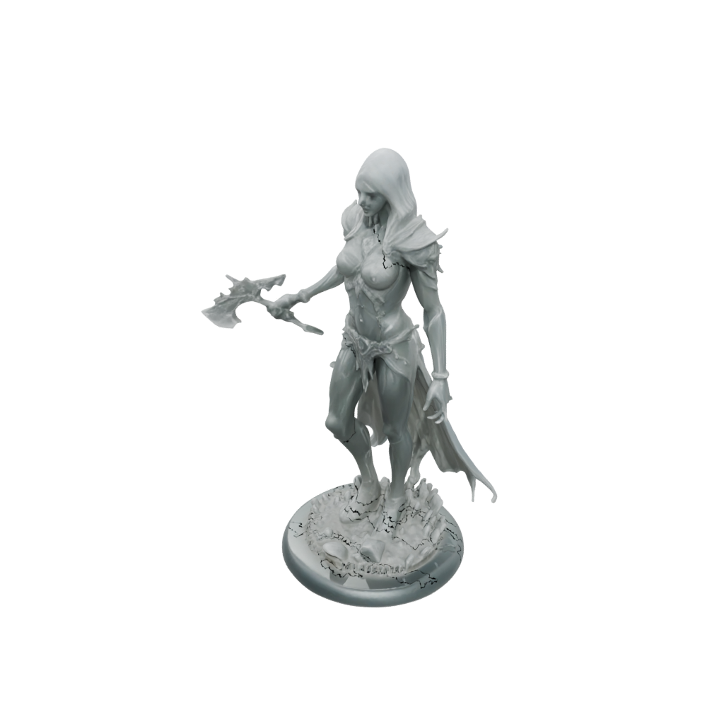 Crystal Necromancer Summoner — tabletop minis 3D print model, STL