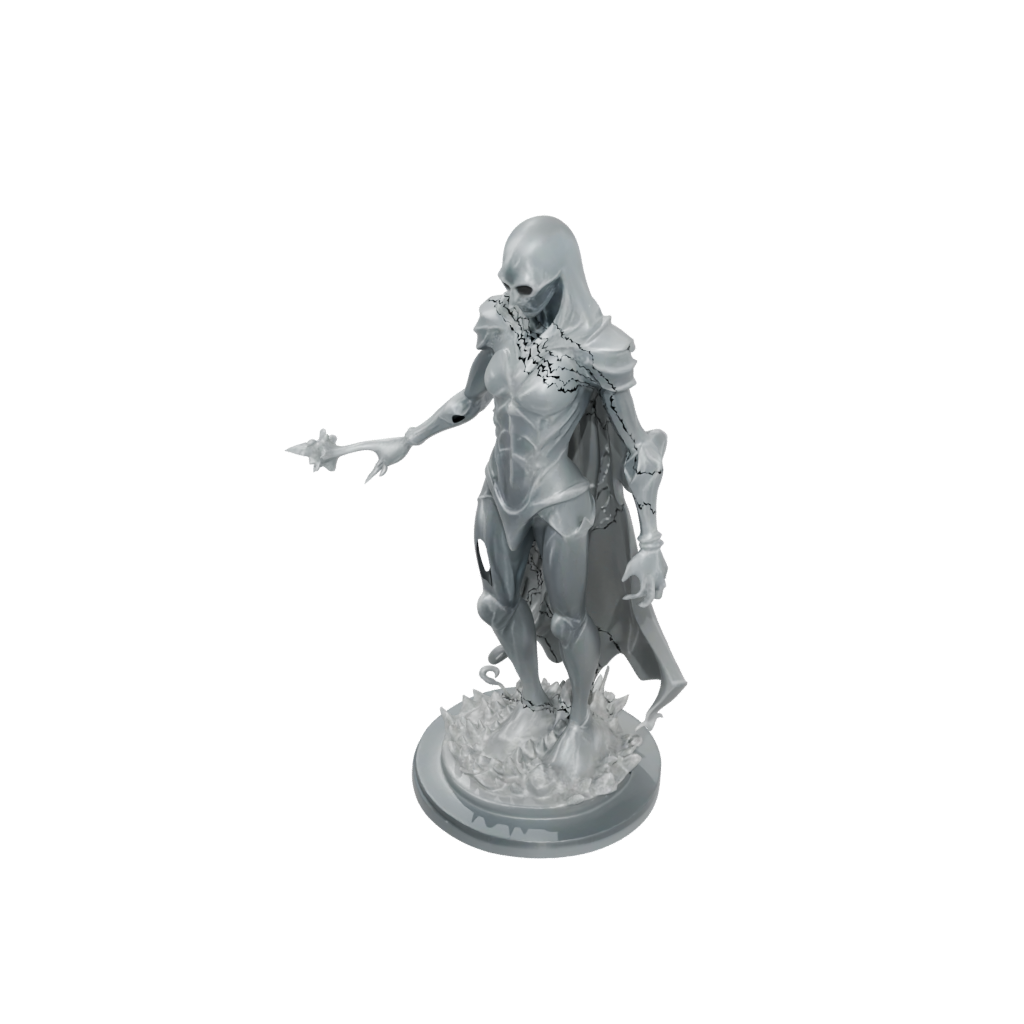 Crystal Wraith Specter — tabletop minis 3D print model, STL
