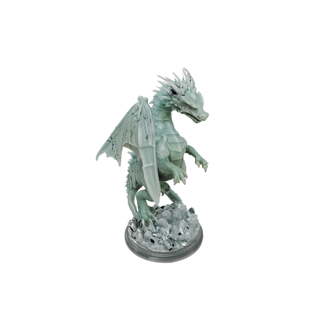 Crystal Young Dragon Wyrmling