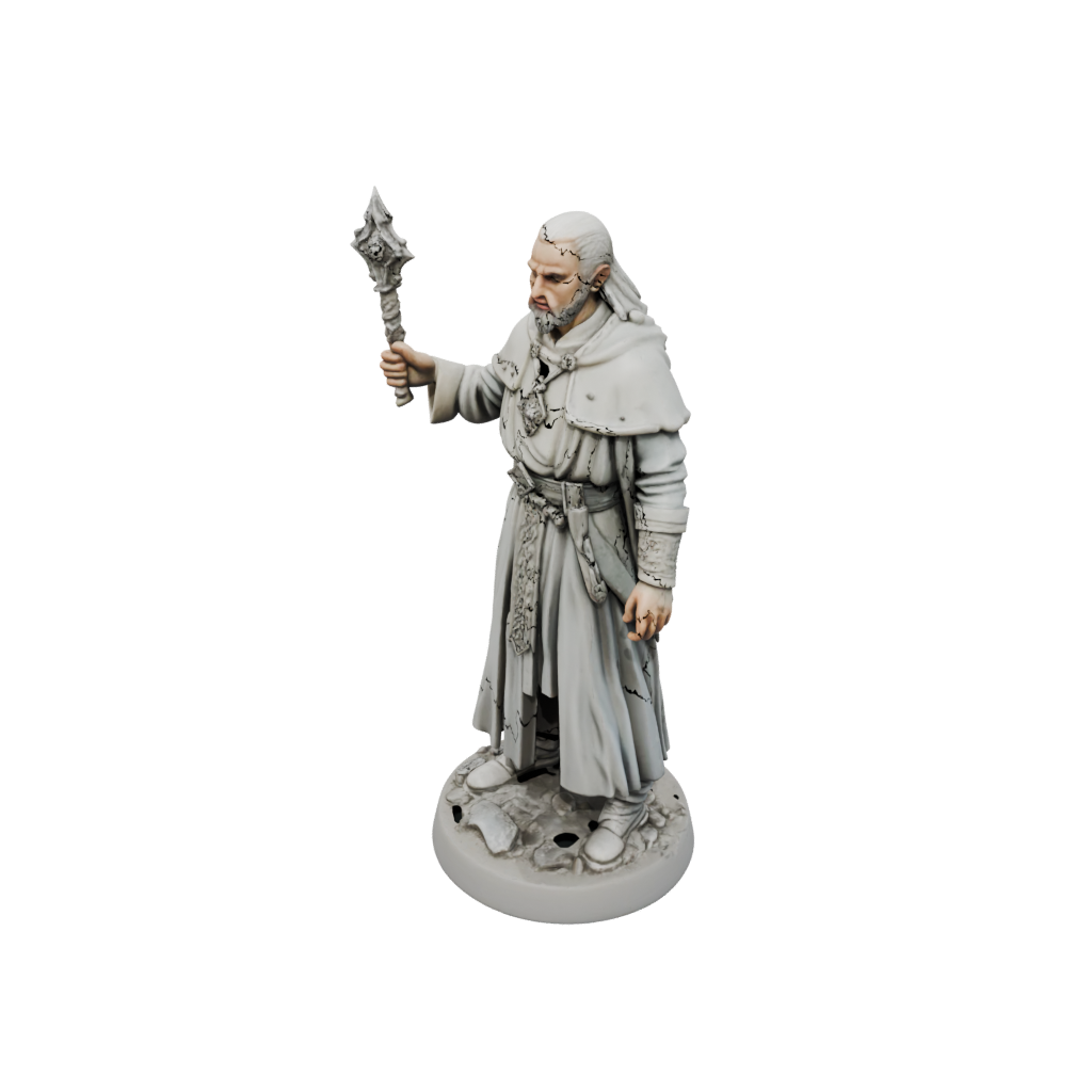Cleric Priest With Mace