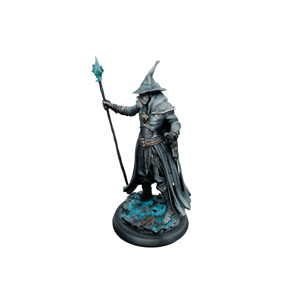 Galaxy Battle Wizard With Staff