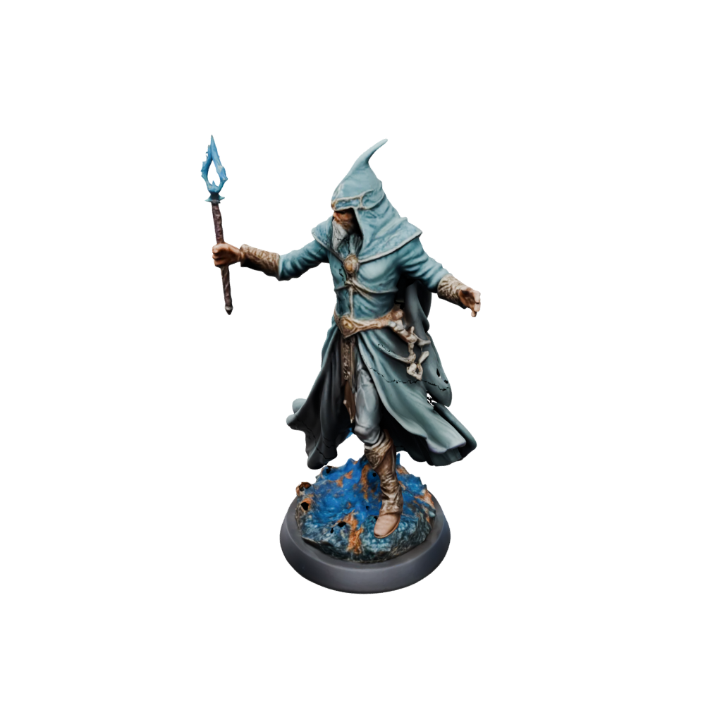 Galaxy Battle Wizard With Staff