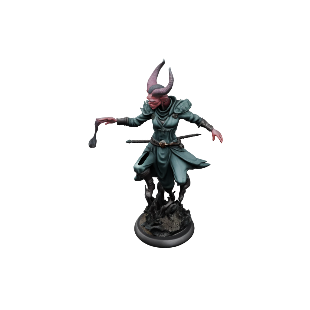 Galaxy Tiefling Warlock
