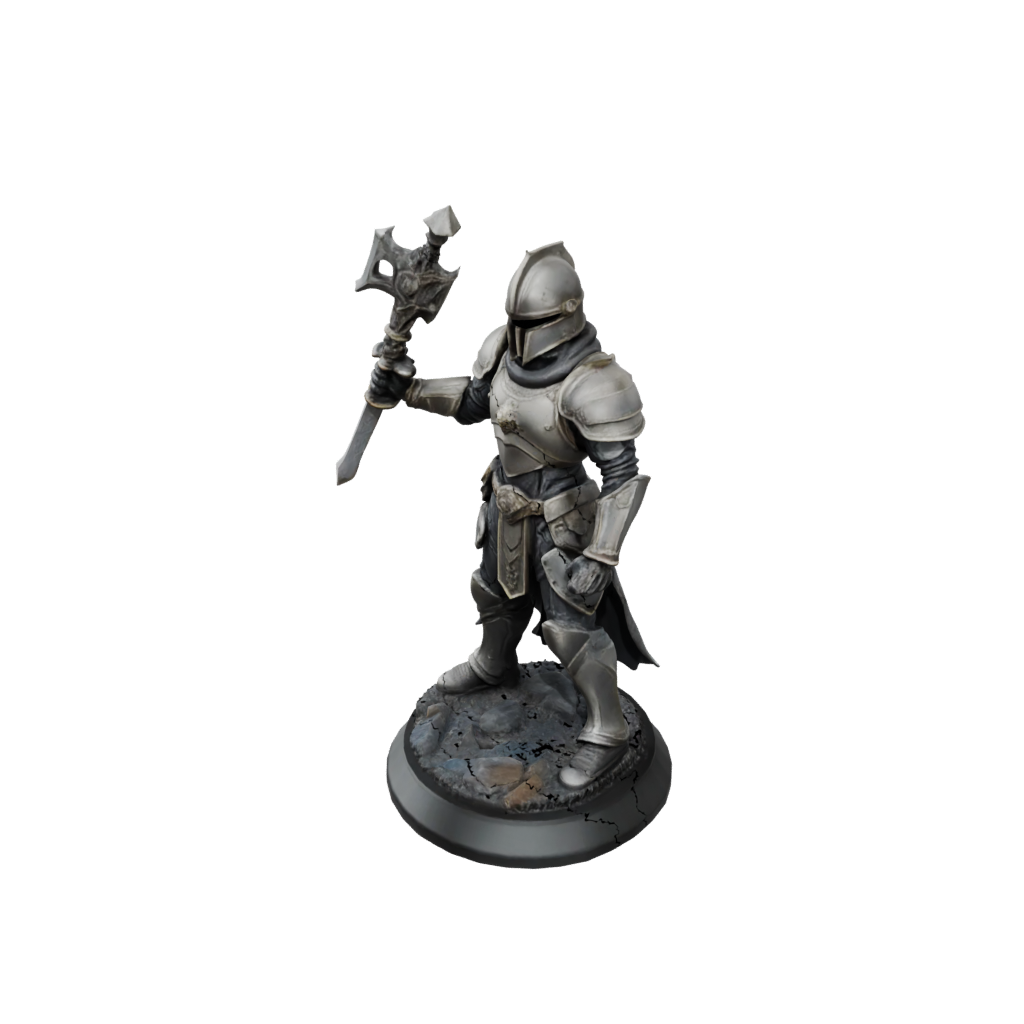 Galaxy Armored Paladin With War Maul